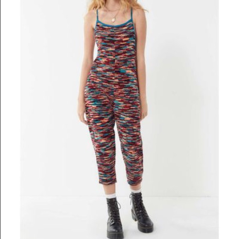 NWT UO Out From Under Knitted Overalls